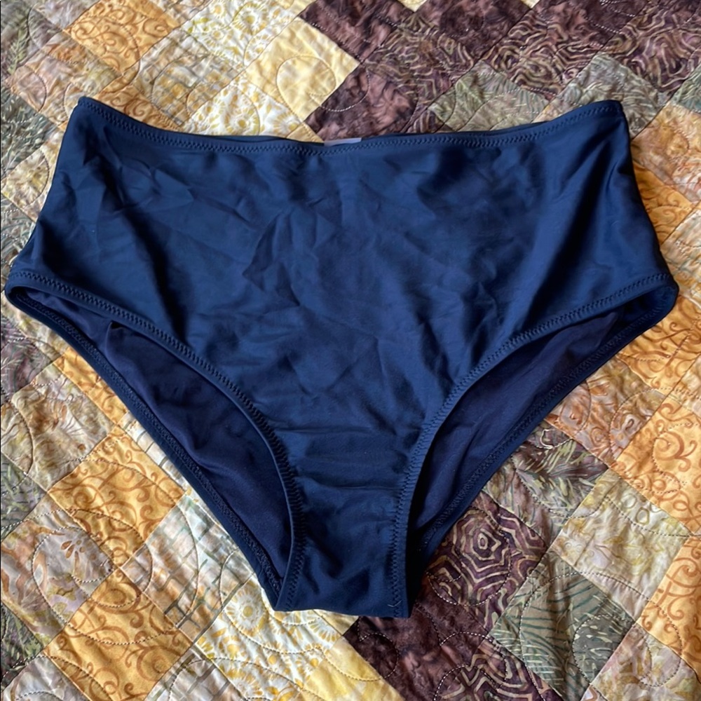 Old Navy Black High-Waisted bikini bottom